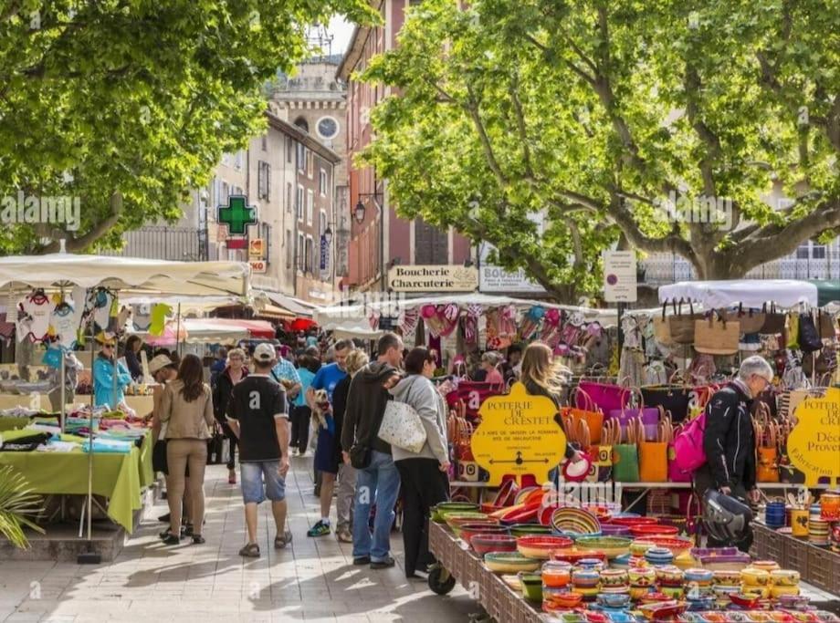 Vila Le Gite De La Vieille Pierre 'Climatise' Allex Exteriér fotografie